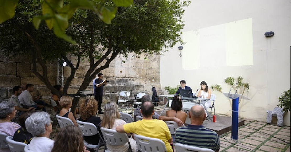 Teresa Lao en el Patio del Mandarino